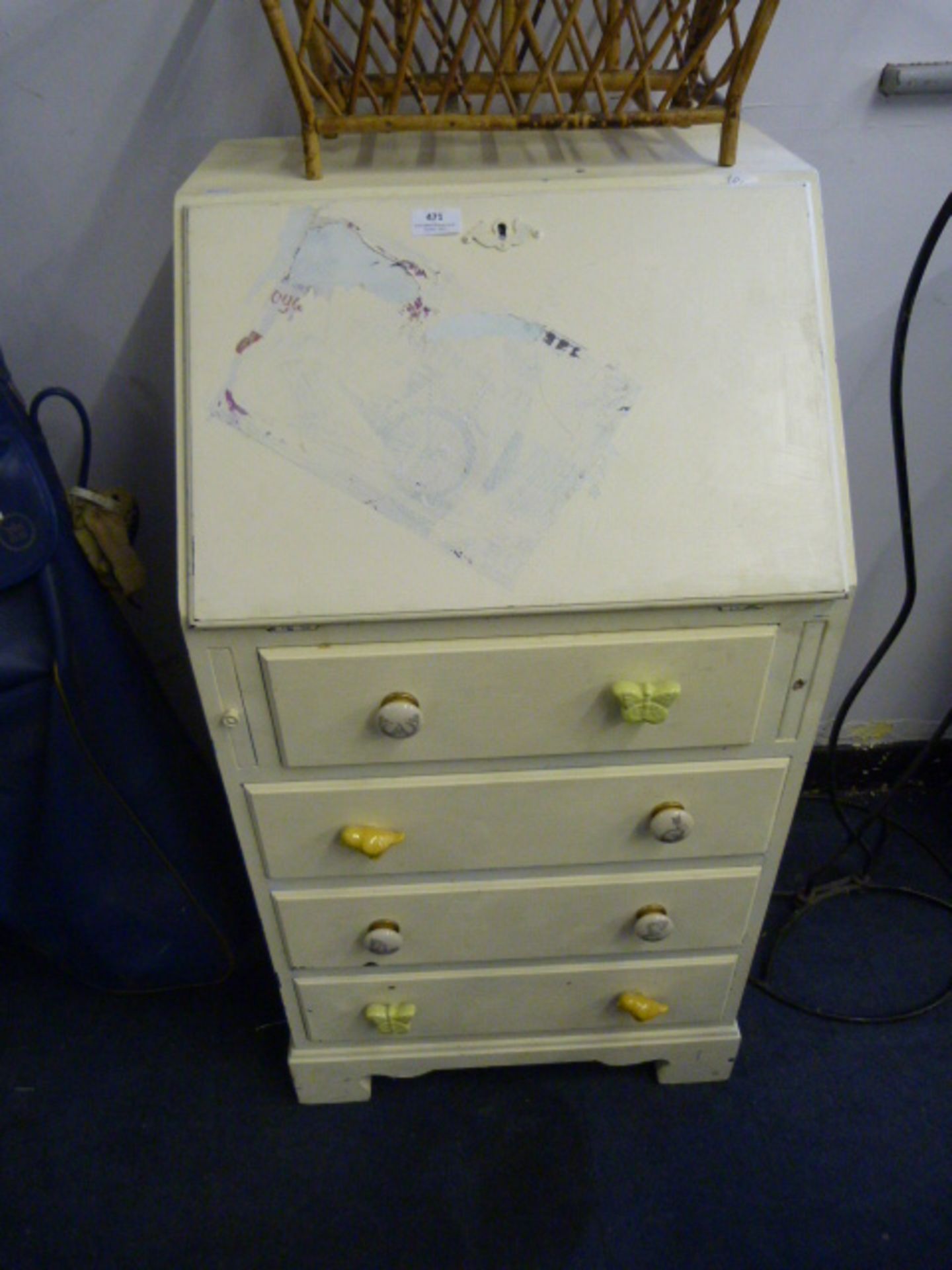 White Painted Bureau