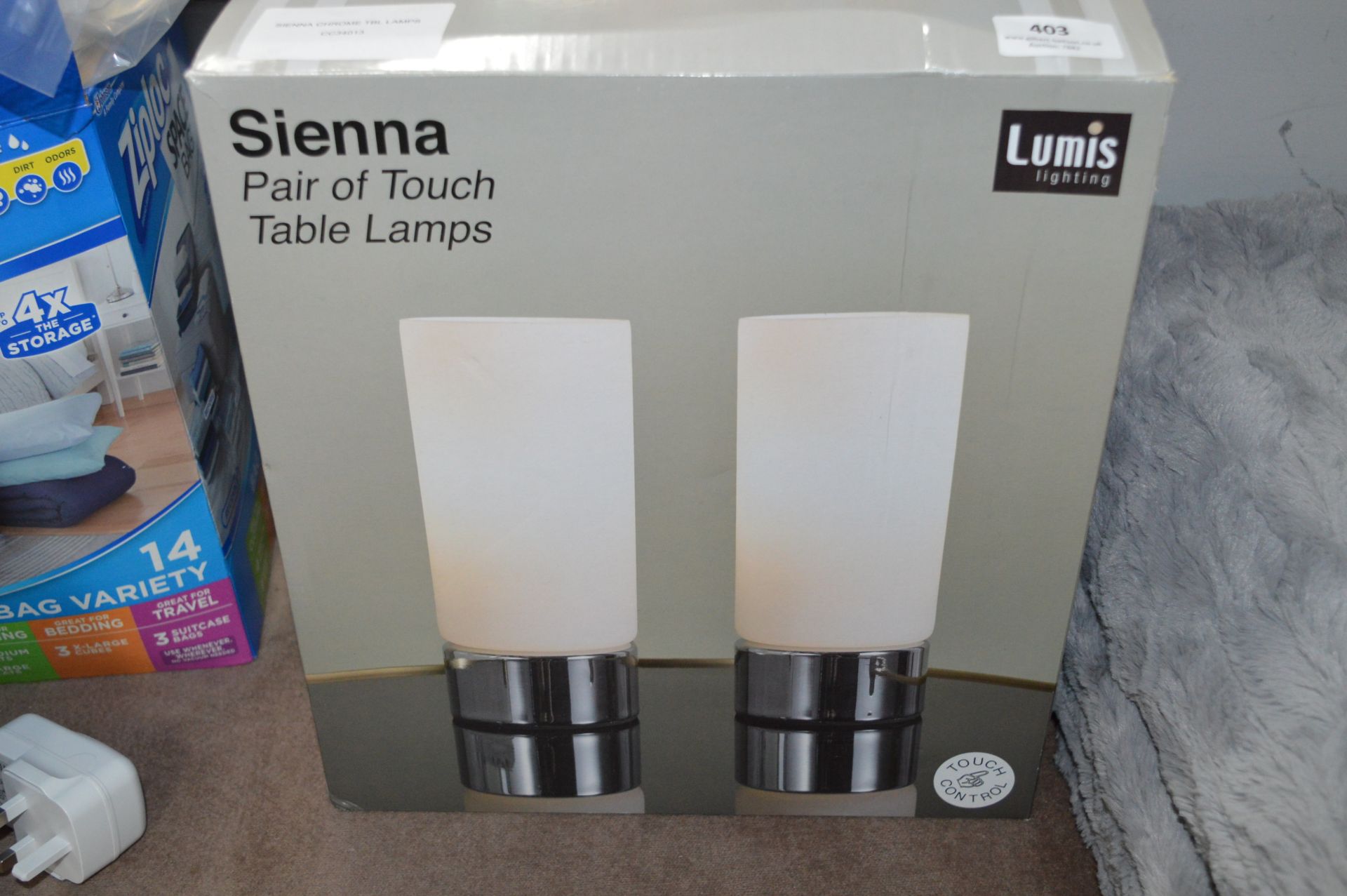 *Sienna Chrome Table Lamps