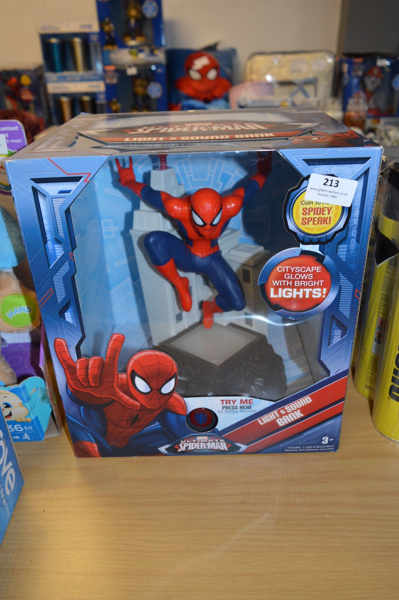 *Marvel Ultimate Spiderman Light & Sound Bank
