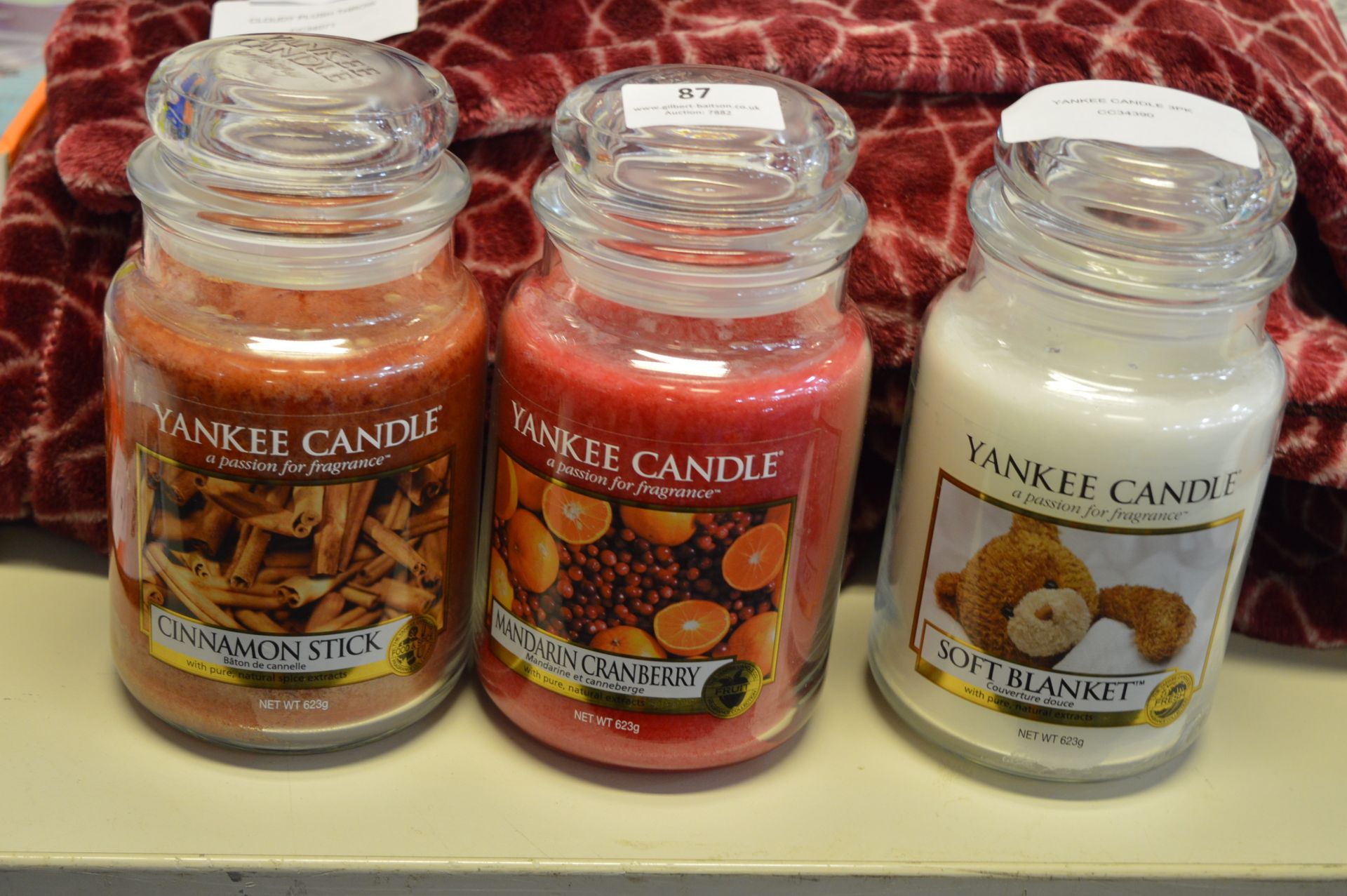 *Yankee Candle 3pk