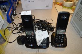 *BT 8500 Twin Telephones