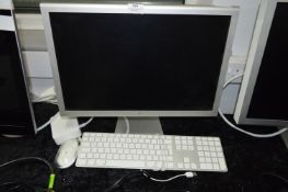Apple Monitor with Keyboard and Mouse