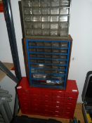 Three Sets of Component Drawers