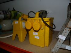 110V Two Tool Transformer and a Four Way Splitter