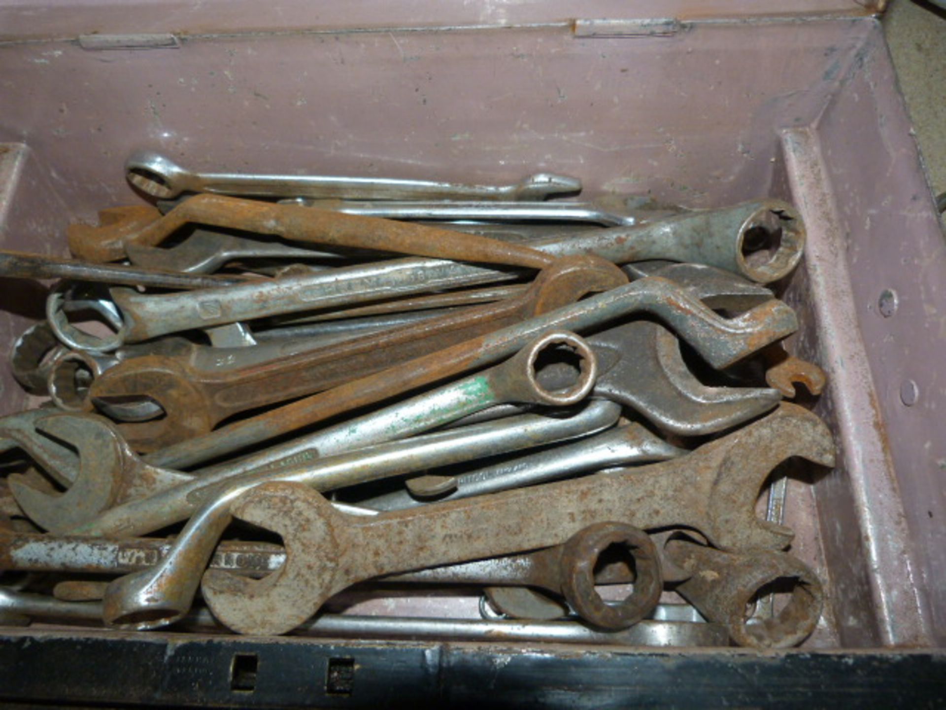 Metal D-Box Containing Assorted Ring and Combinati