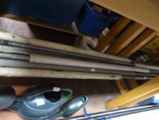 Quantity of Galvanised Steel Awning Poles