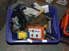 Box of Bricklayers Tools, Heavy Duty Trailer Hitch