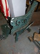 Two Pairs of Cast Iron Bench Ends