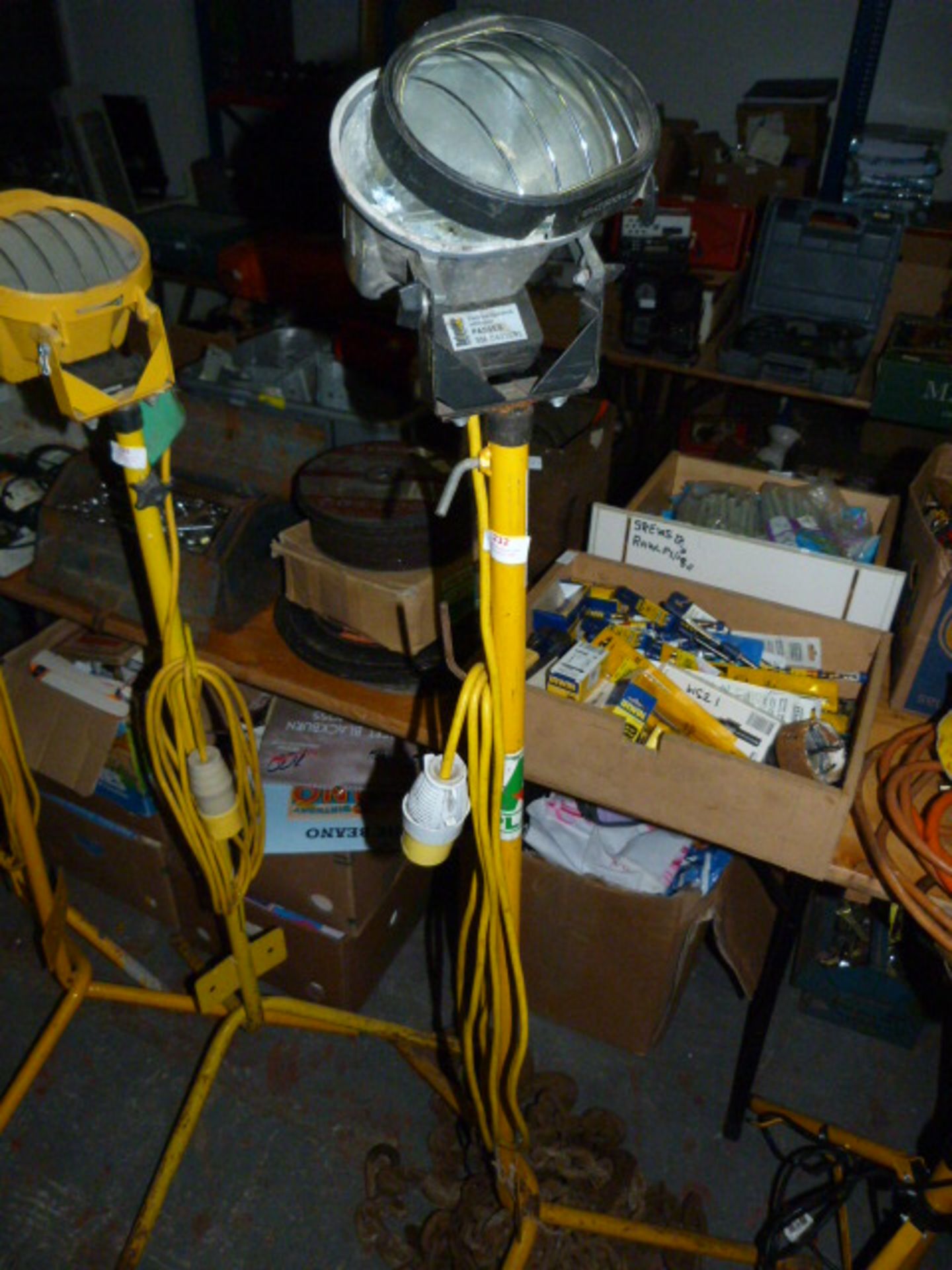 Halogen Work Lamp on Stand