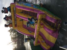 Large Bouncy Slide with Blower on Transportation T