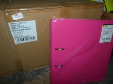 *Box Containing 20 Packs of Glo Lever Arch Folders