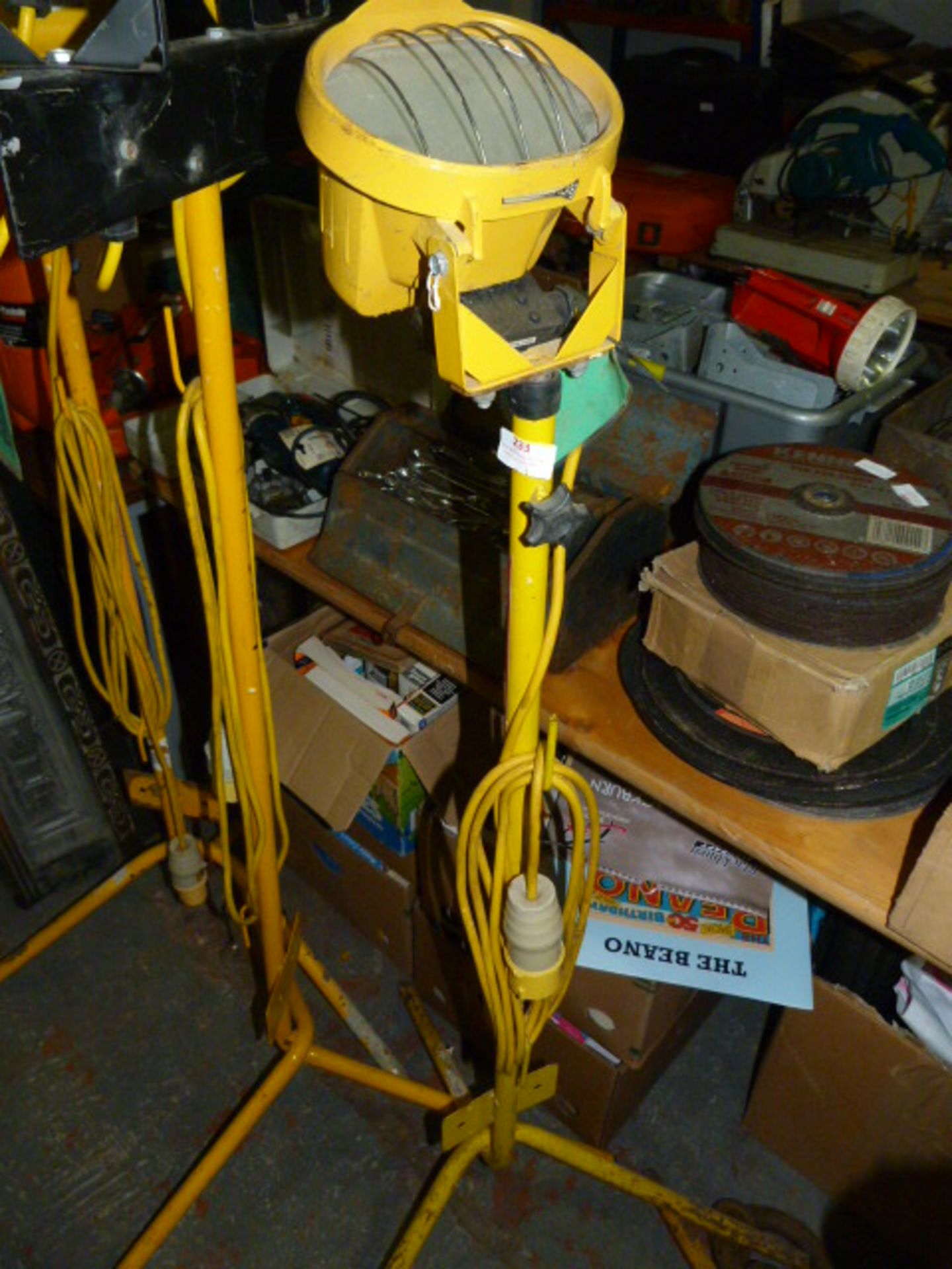 Halogen Work Lamp on Stand