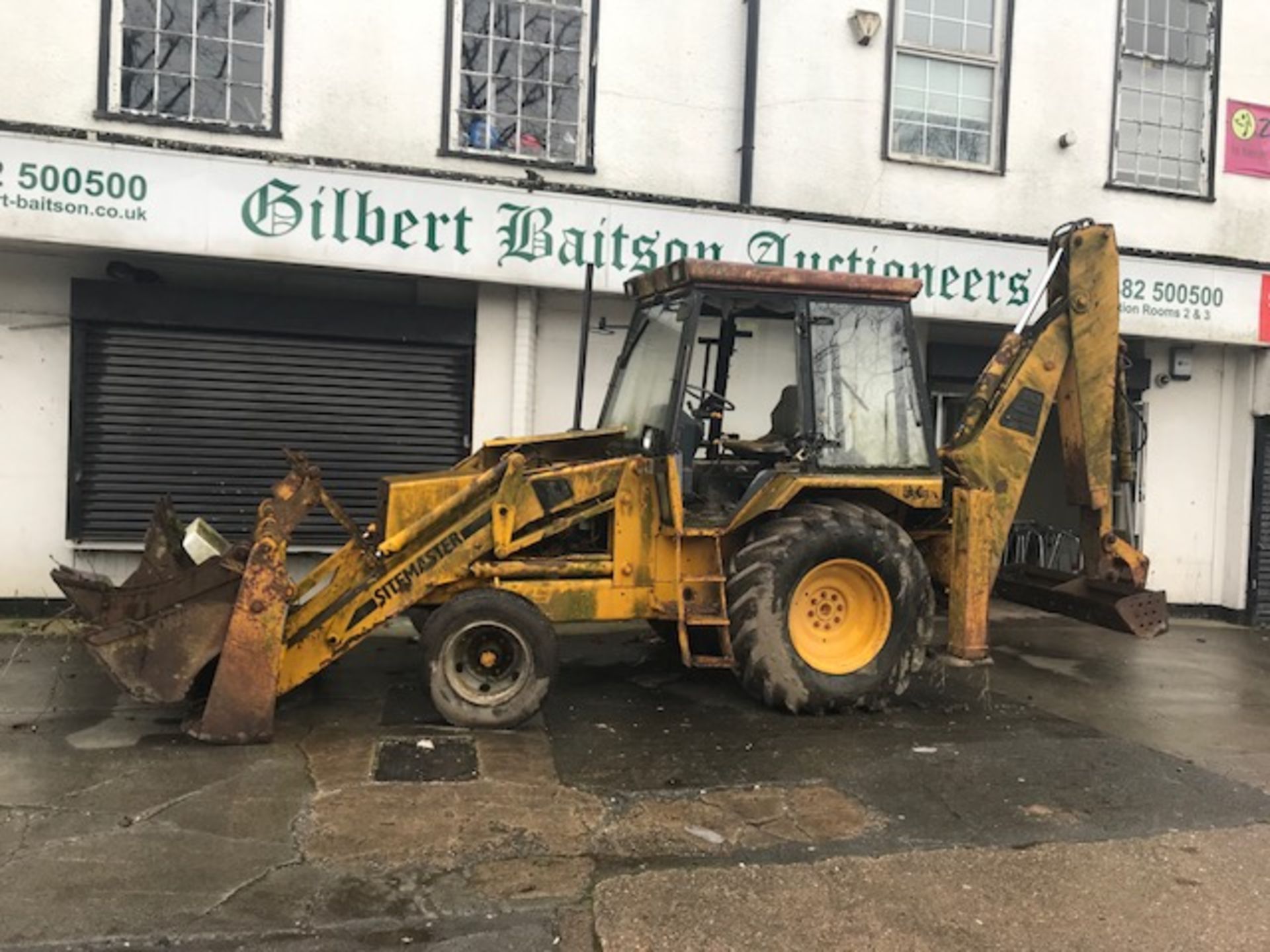 JCB 3CX Digger with Buckets, etc.