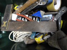 Box Containing Assorted Hand Tools, Screwdrivers,