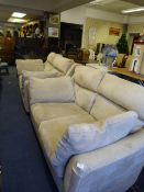 Pair of Next Upholstery Two Seat Settees (Oatmeal)