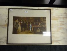 Oak Framed Historical Print "And when did you last