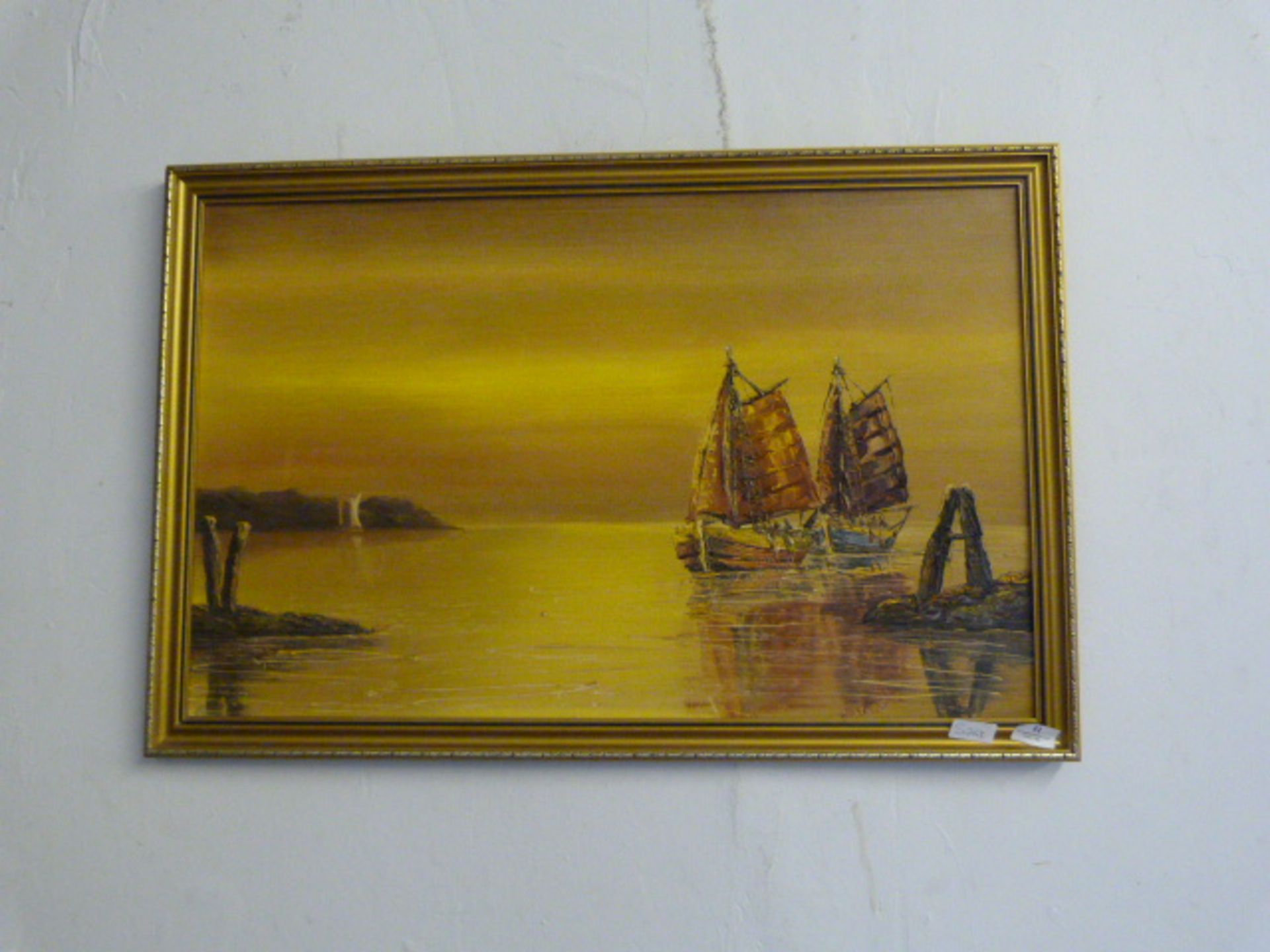 Oriental Oil on Board