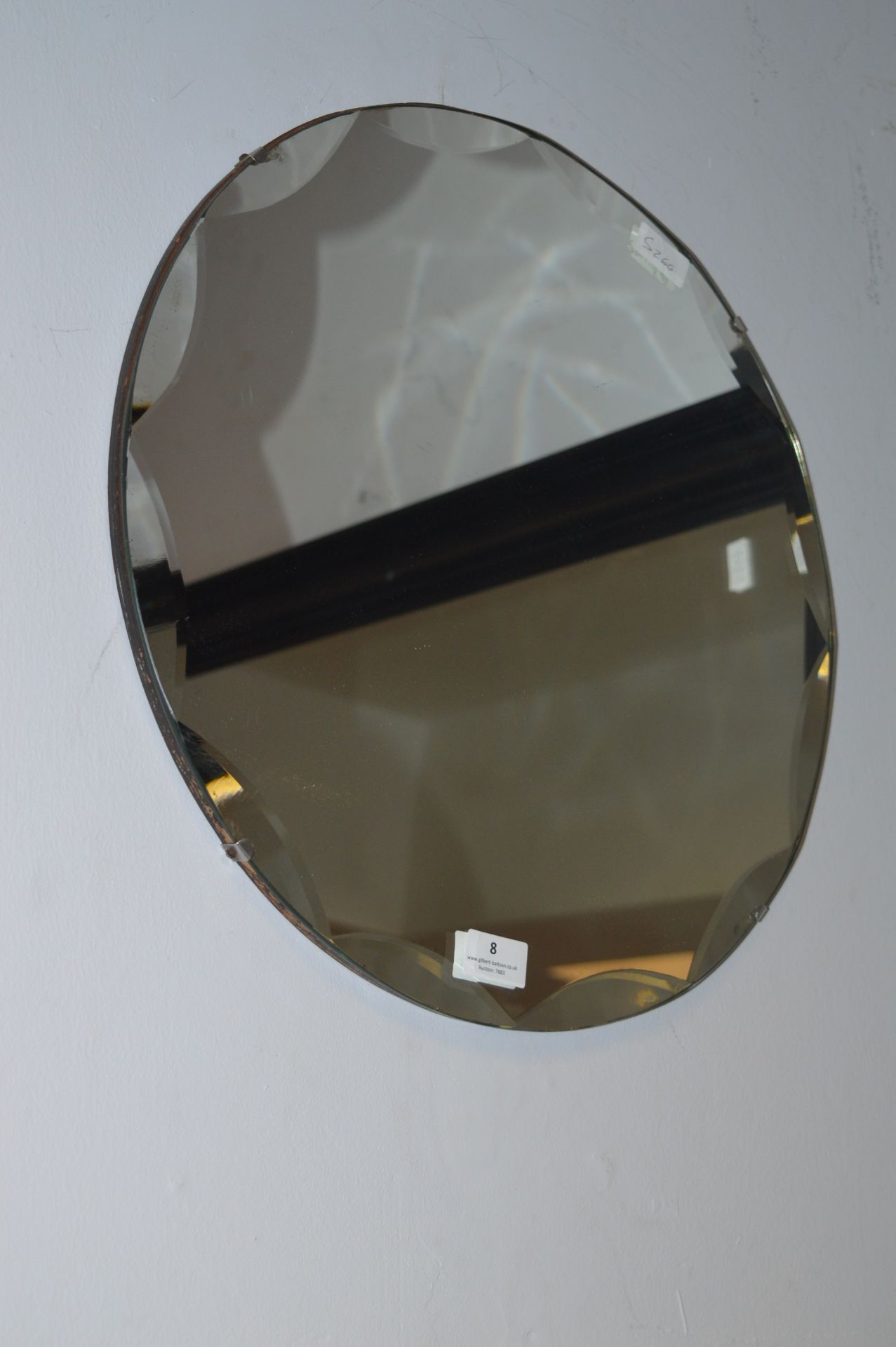 Circular Bevelled Edge Wall Mirror