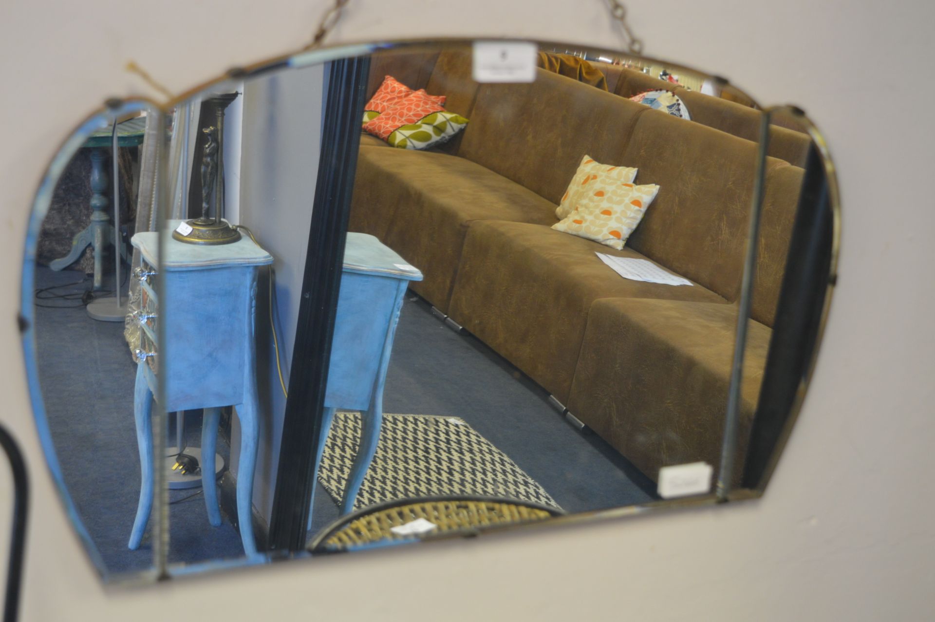 Deco Style Frameless Mirror