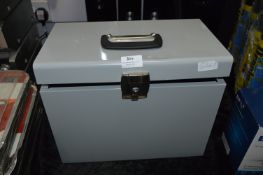 Grey Metal Files Box