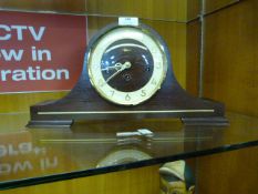 Hermle Napoleon Style Mantel Clock in Mahogany Cas