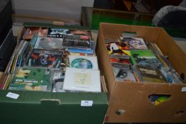 Two Boxes Containing 80, 90, Rock and Pop CDs
