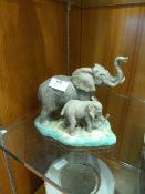 Leonardo Collection "Spirit of Africa" - Mother Elephant with Calf