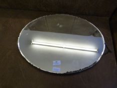 Oval Beveled Edge Mirror