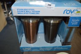 *Rove Stainless Steel Tumblers 2pk