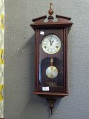 Reproduction Mahogany Wall Clock