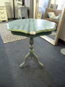 Shabby Chic Style Table on Tripod Base