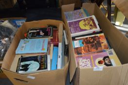 Two Boxes of Assorted Books