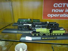 Four Model Steam Locomotives
