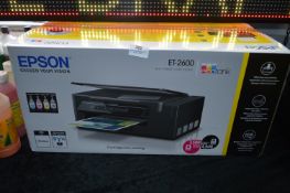 *Epson Eco Tank ET2600 AIO Printer