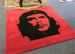 Che Guevara Patterned Rug 150x150cm