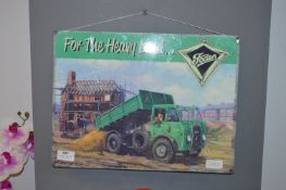 *Printed Metal Sign - Foden Truck for the Heavy Load