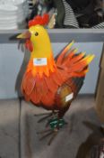 *Painted Tin Garden Decoration - Chicken