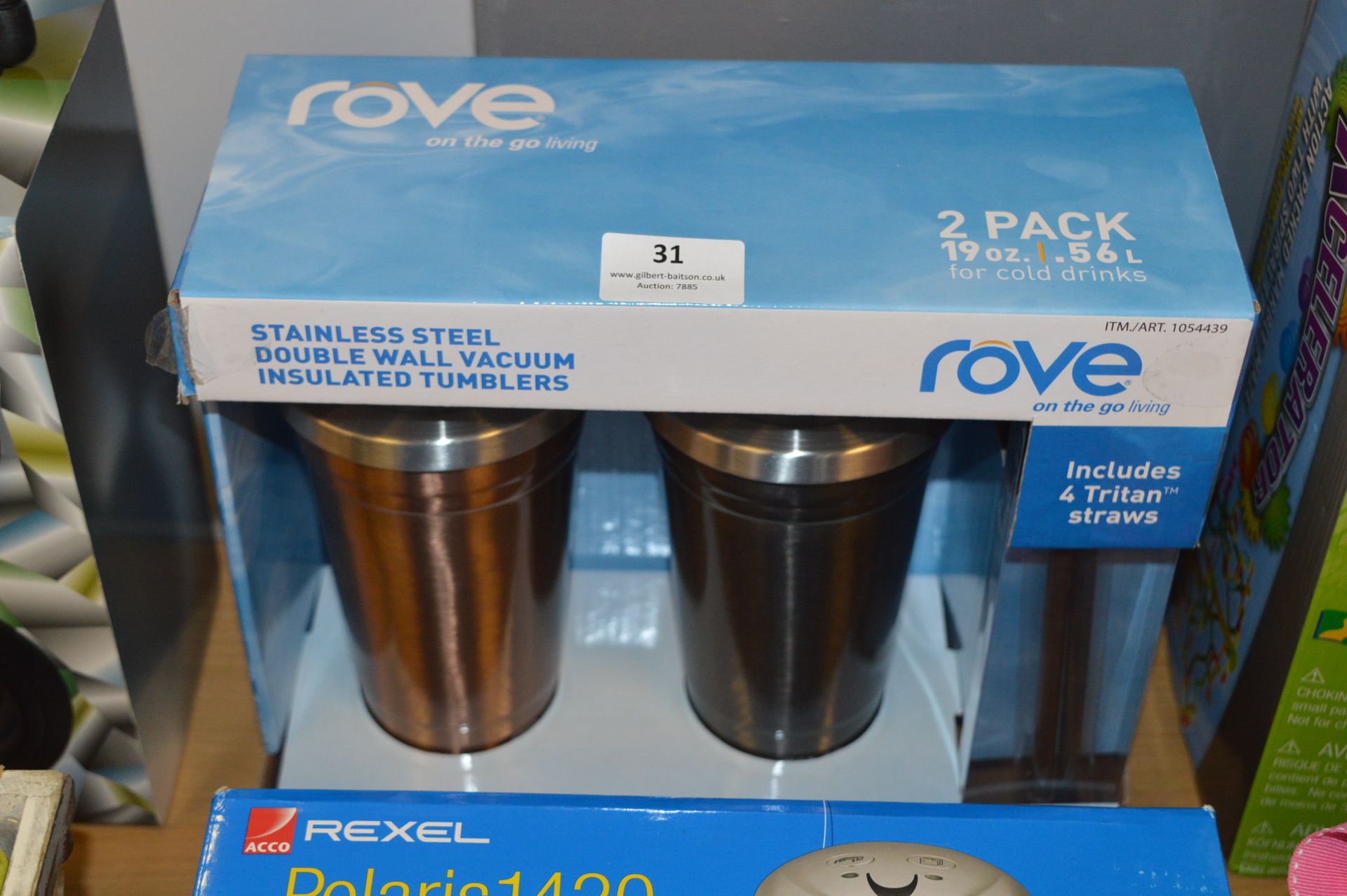 *Rove Stainless Steel Tumblers 2pk