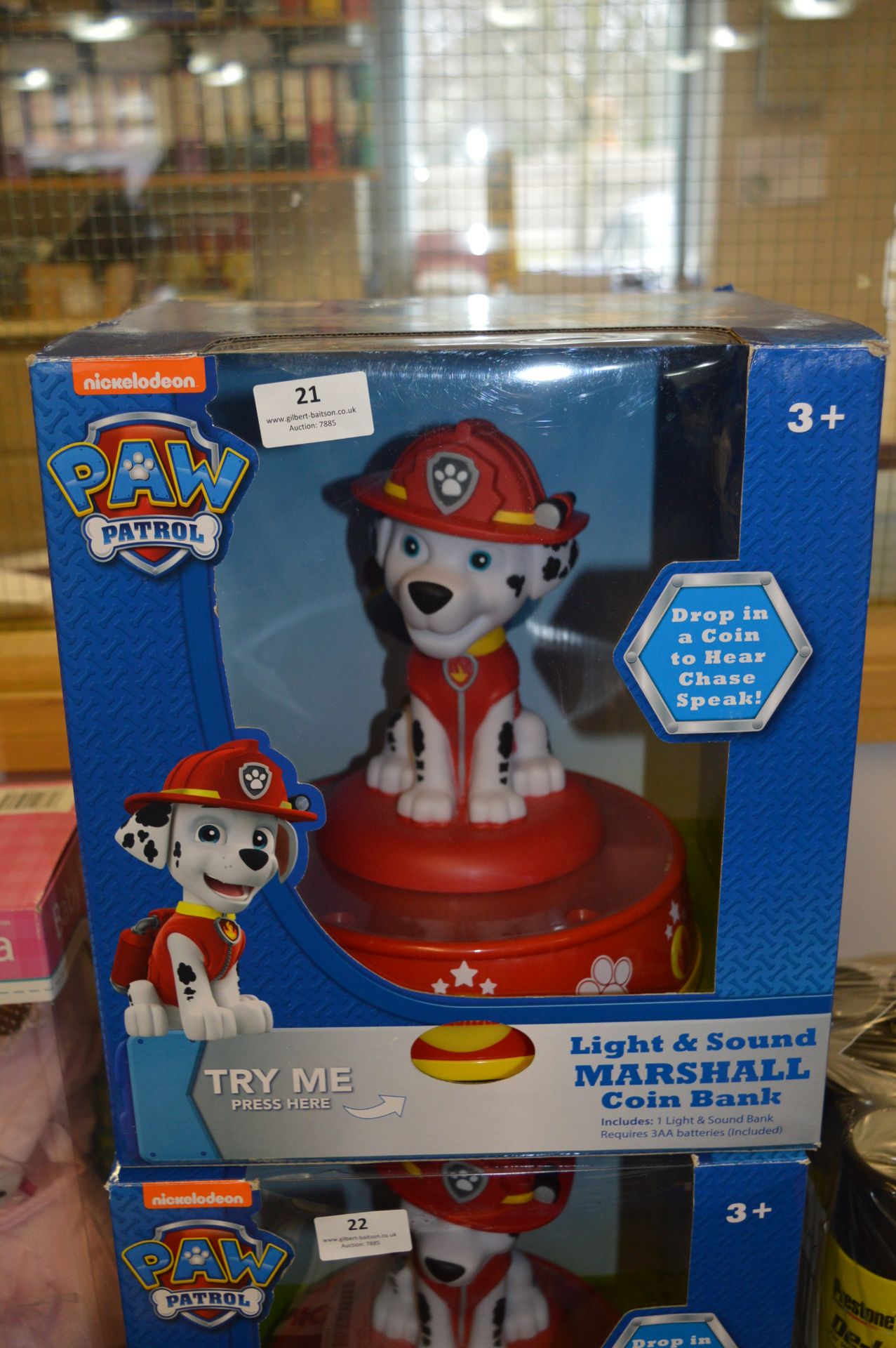 *Paw Patrol Light & Sound Marshall Coin Bank