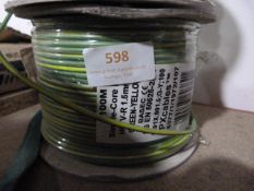 *Roll of Green and Yellow Single Core H07V-R 1.5mm