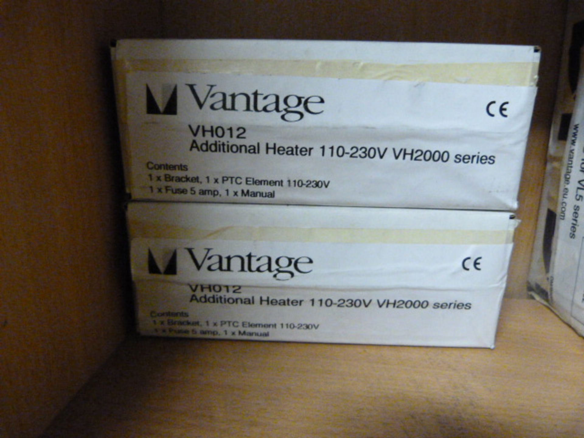 *Two Vantage VHO12 Additional Heater 110-230V VH20