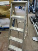 Set of Aluminium 4 Tread Step Ladders