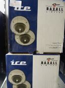 *Two Ice by Baxall Vandal Proof CCTV Dome Cameras