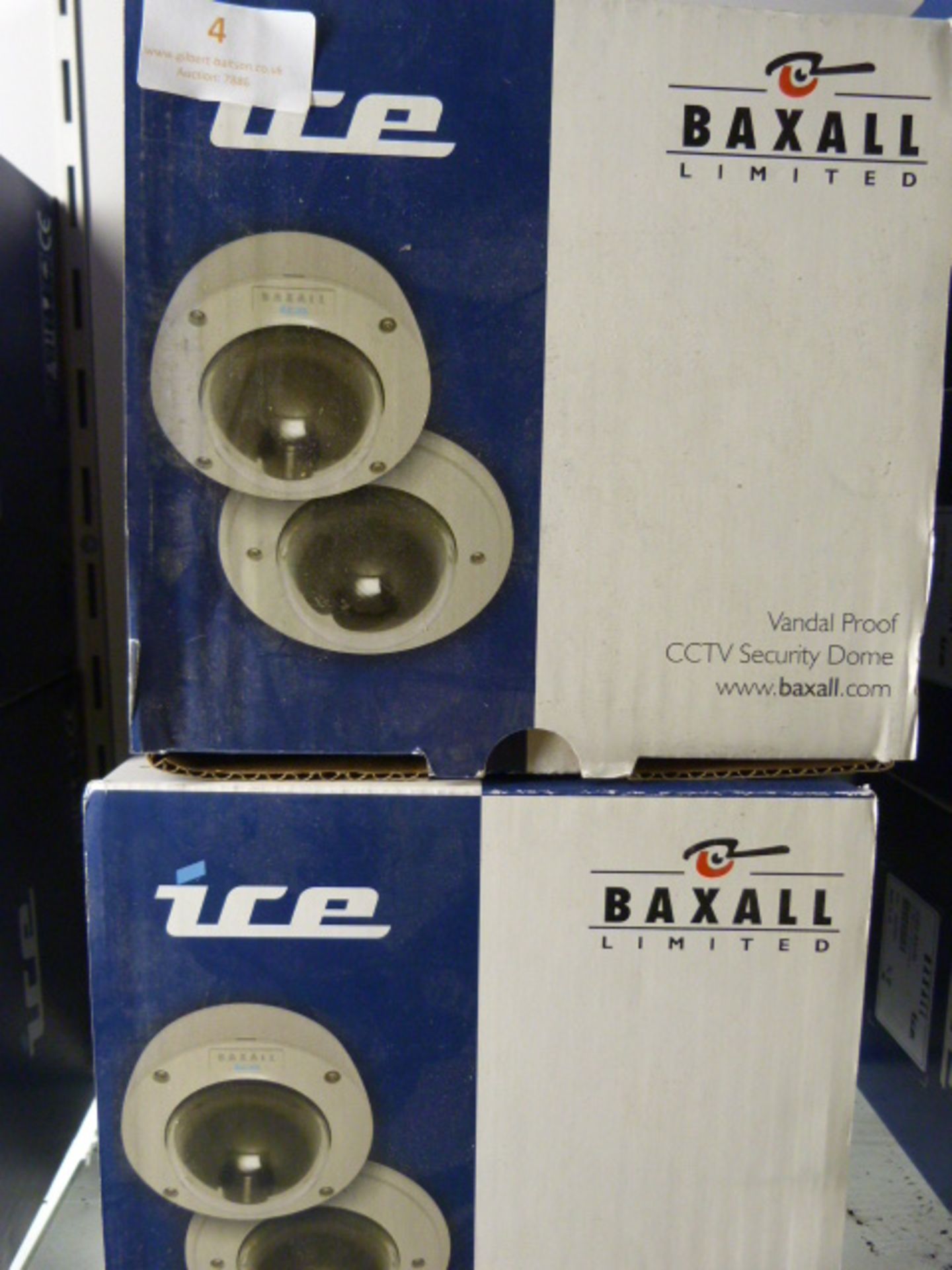 *Two Ice by Baxall Vandal Proof CCTV Dome Cameras