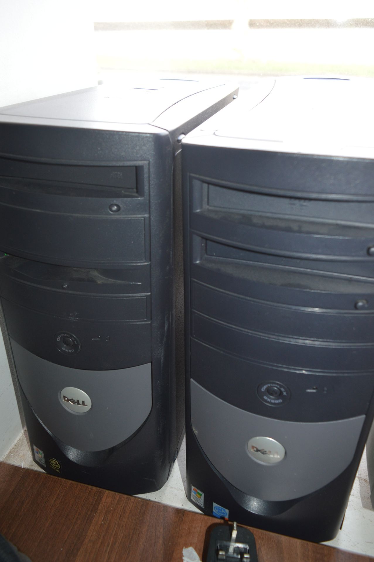 *Two Dell Computer Towers