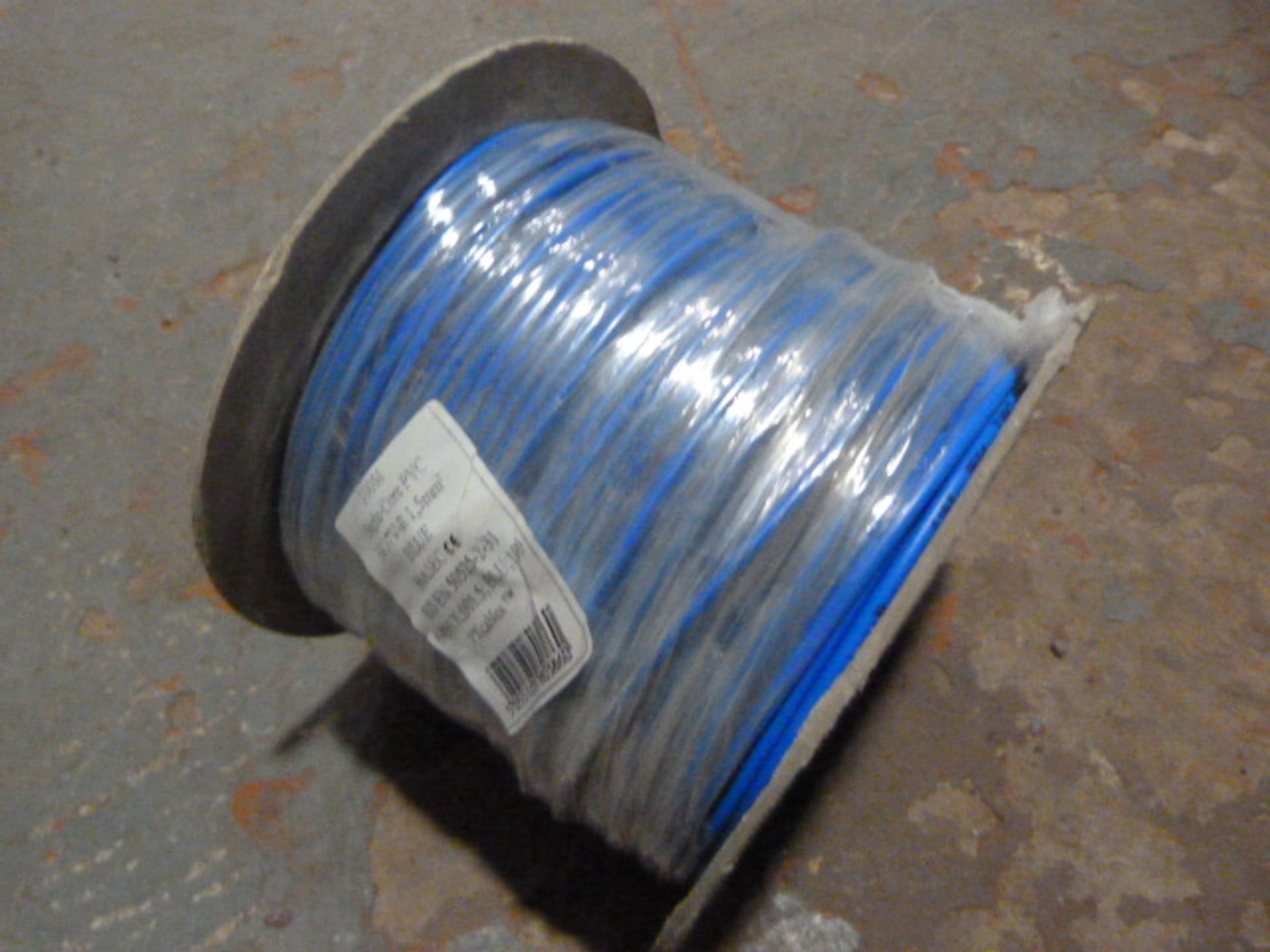 *Roll of 450/750V Blue 1.5mm Squared 100M Wire - Single