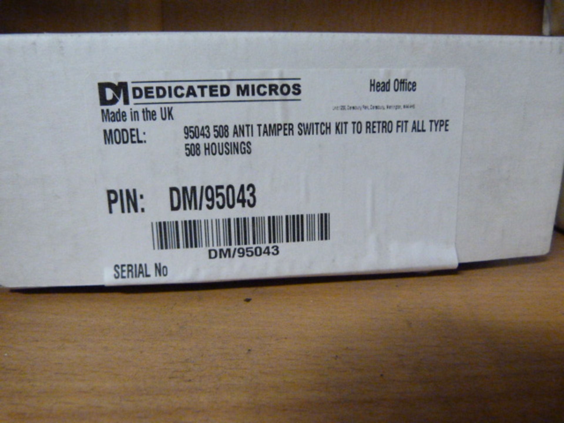 *Dedicated Micros Anti Tamper Switch Kit 95043508