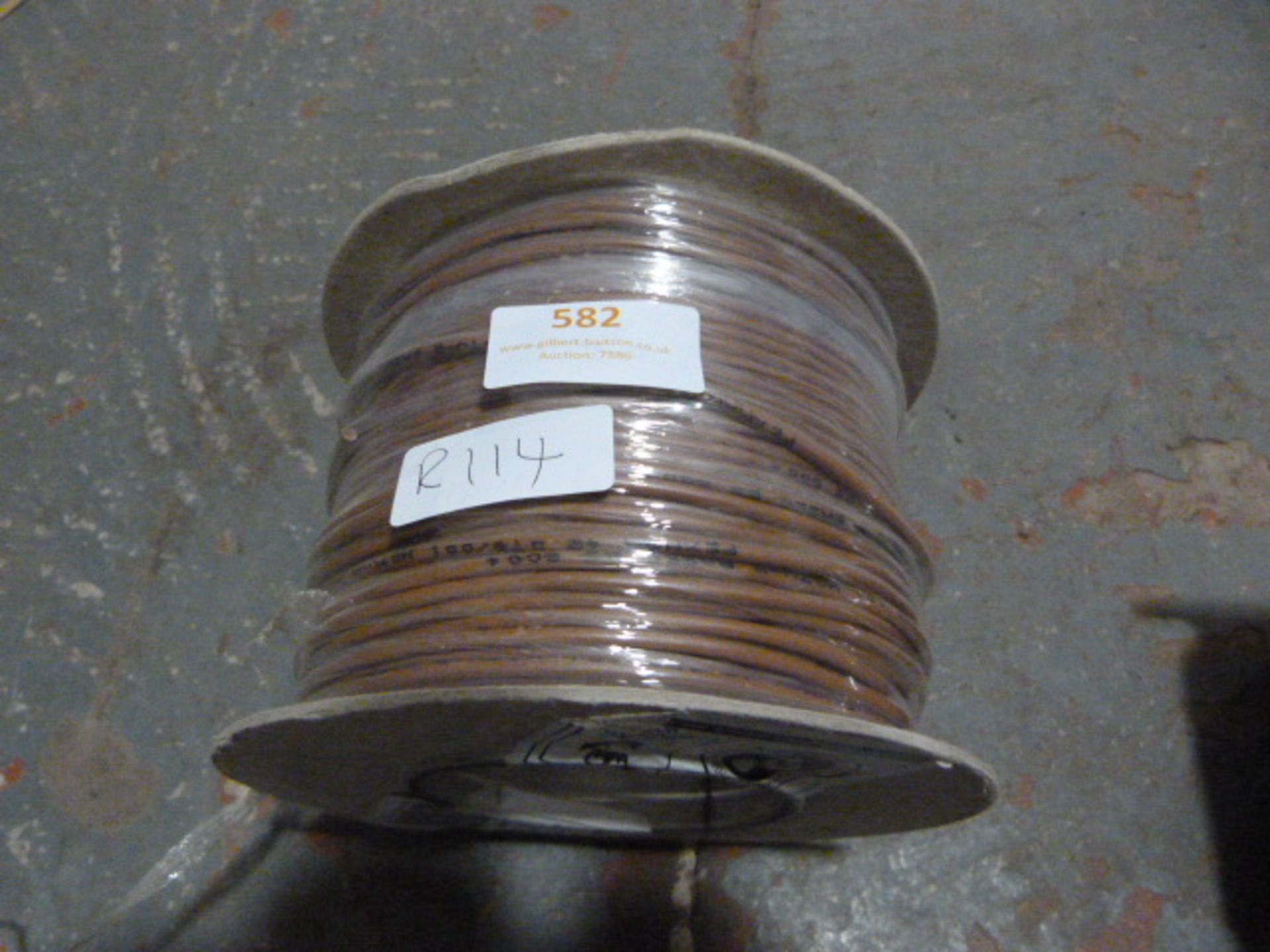 *Roll of Brown 1.5mm Single Cable 100M - Single