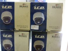 *Four Ice by Baxall Dome TV Cameras ICED-B3H39