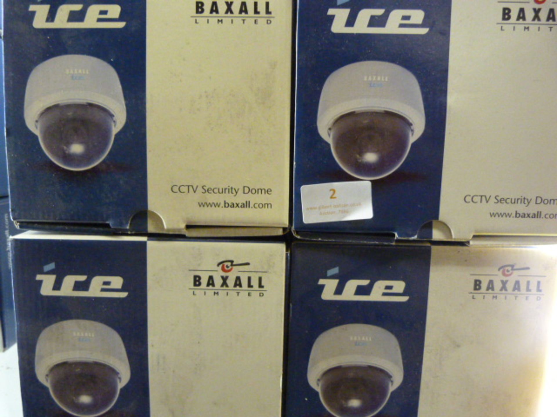 *Four Ice by Baxall Dome CCTV Cameras ICED-B3H39